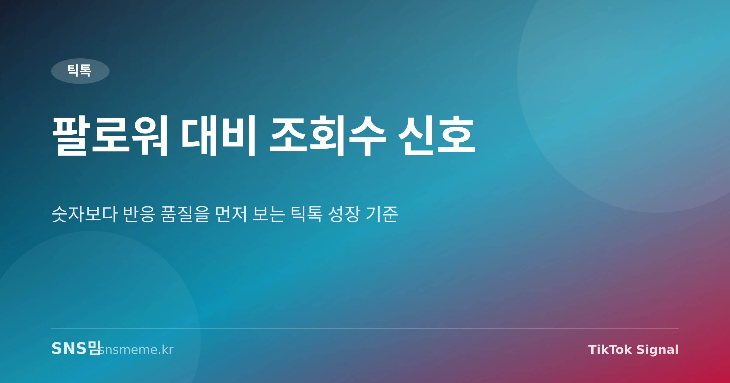틱톡 팔로워 대비 조회수 비율을 분석하는 대시보드 이미지
